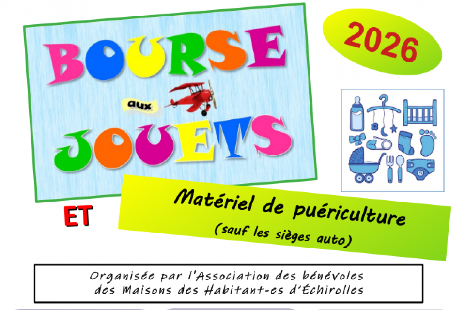 Affiche bourse aux jouets 2026