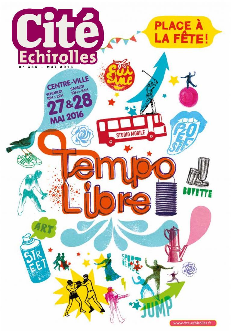 Couverture du Cité Echirolles, magazine municipal de la Ville, de mai 2016