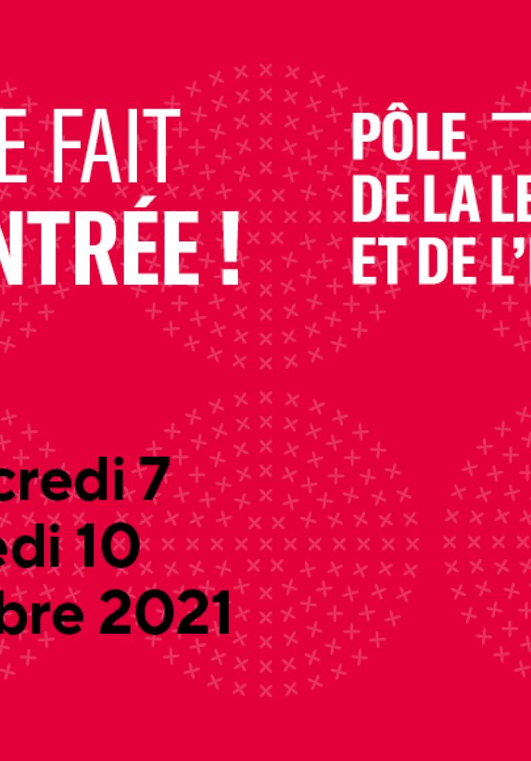 Slogan "Le Pôle fait sa rentrée !" avec date et logo